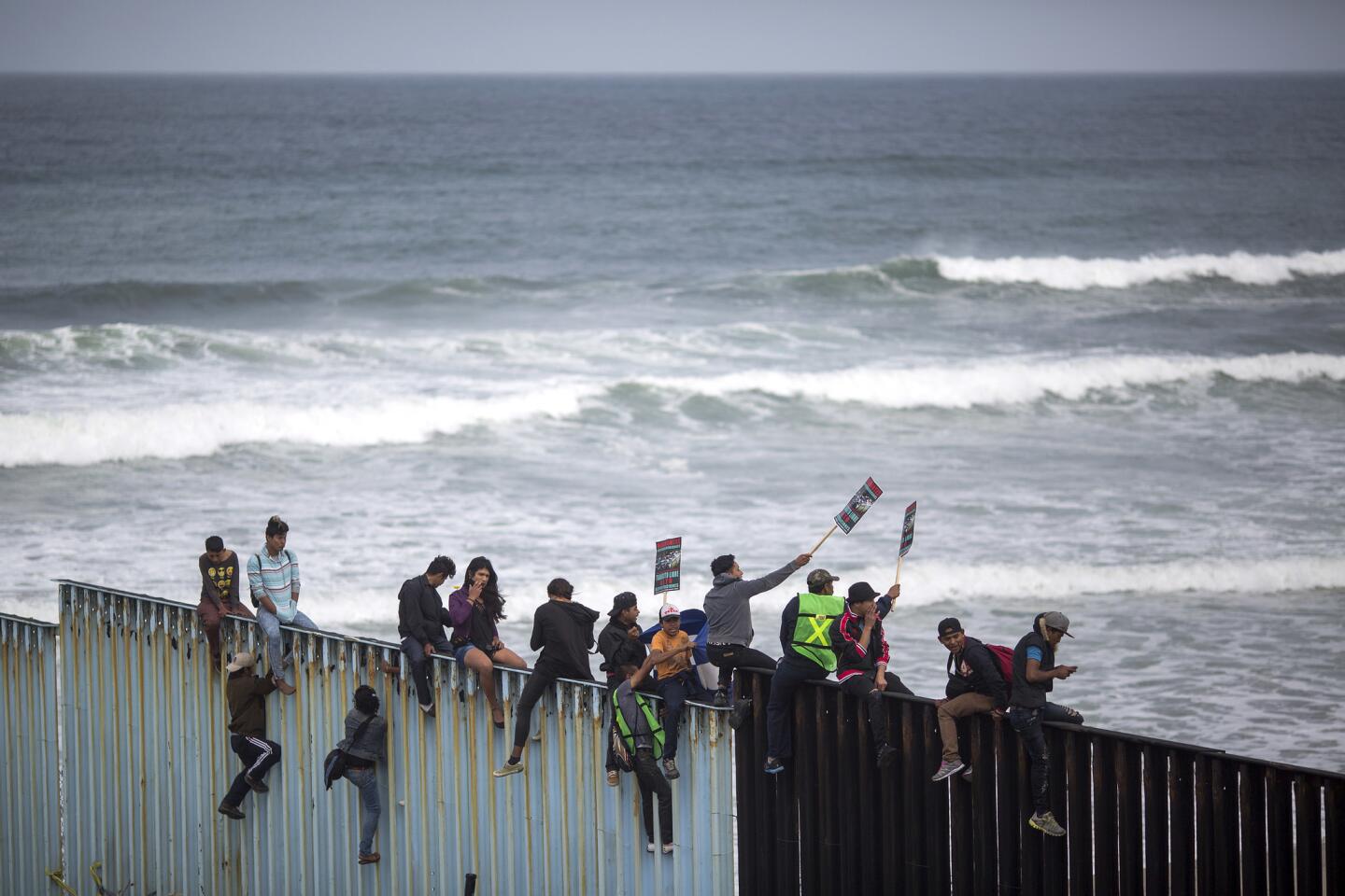 Migrants seeking asylum in U.S.