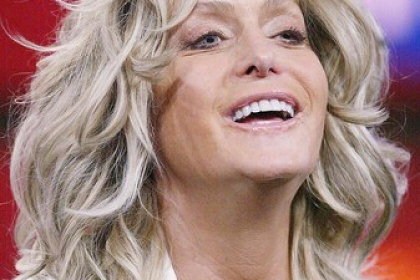 Seen here in 2005, "Charlie's Angels" star and icon Farrah Fawcett has been fighting anal cancer since April 2006. A new documentary on her fight against the illness will air May 15 on NBC. -- Kate Stanhope, latimes.com