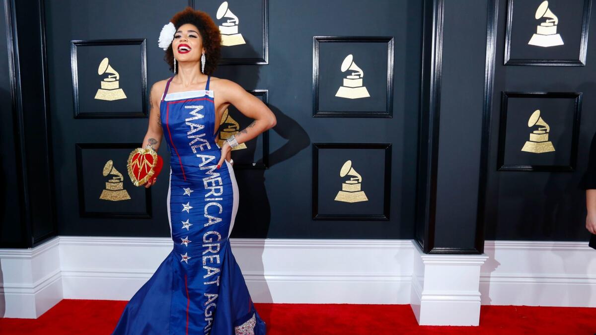 Joy Villa sold 15,000 copies on Sunday and Monday, according to Nielsen, a dramatic increase from the "negligible amount" it had sold before she walked the red carpet for the Grammy Awards.