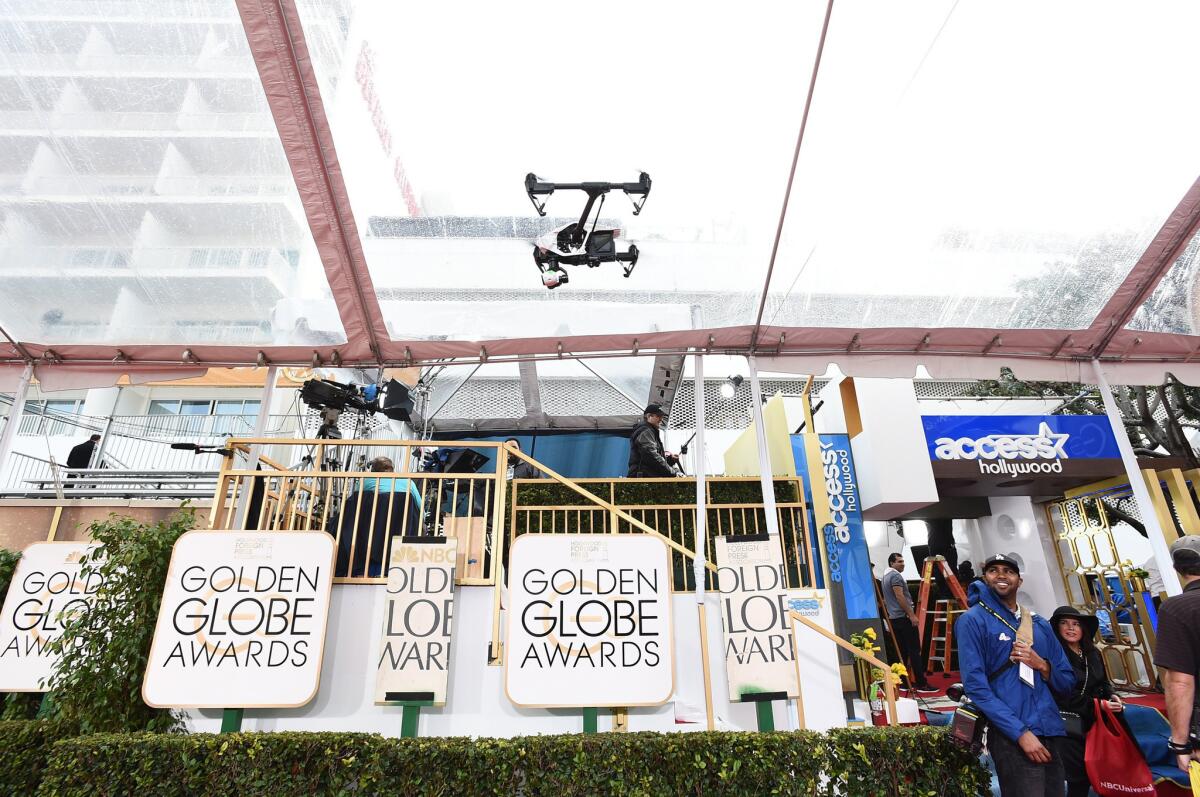 The Golden Globes take place starting at 5 p.m. Sunday.