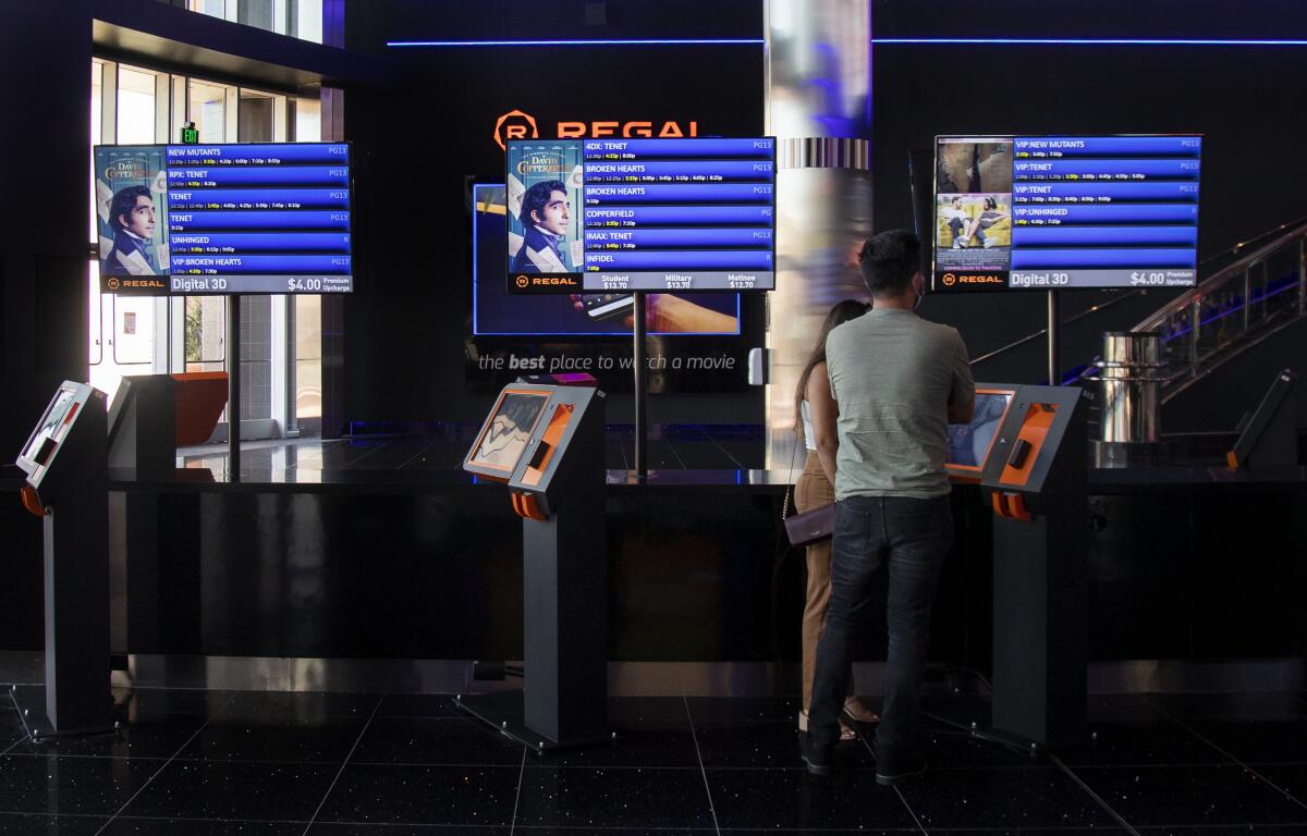 Theaters in Orange County were allowed to reopen last week.