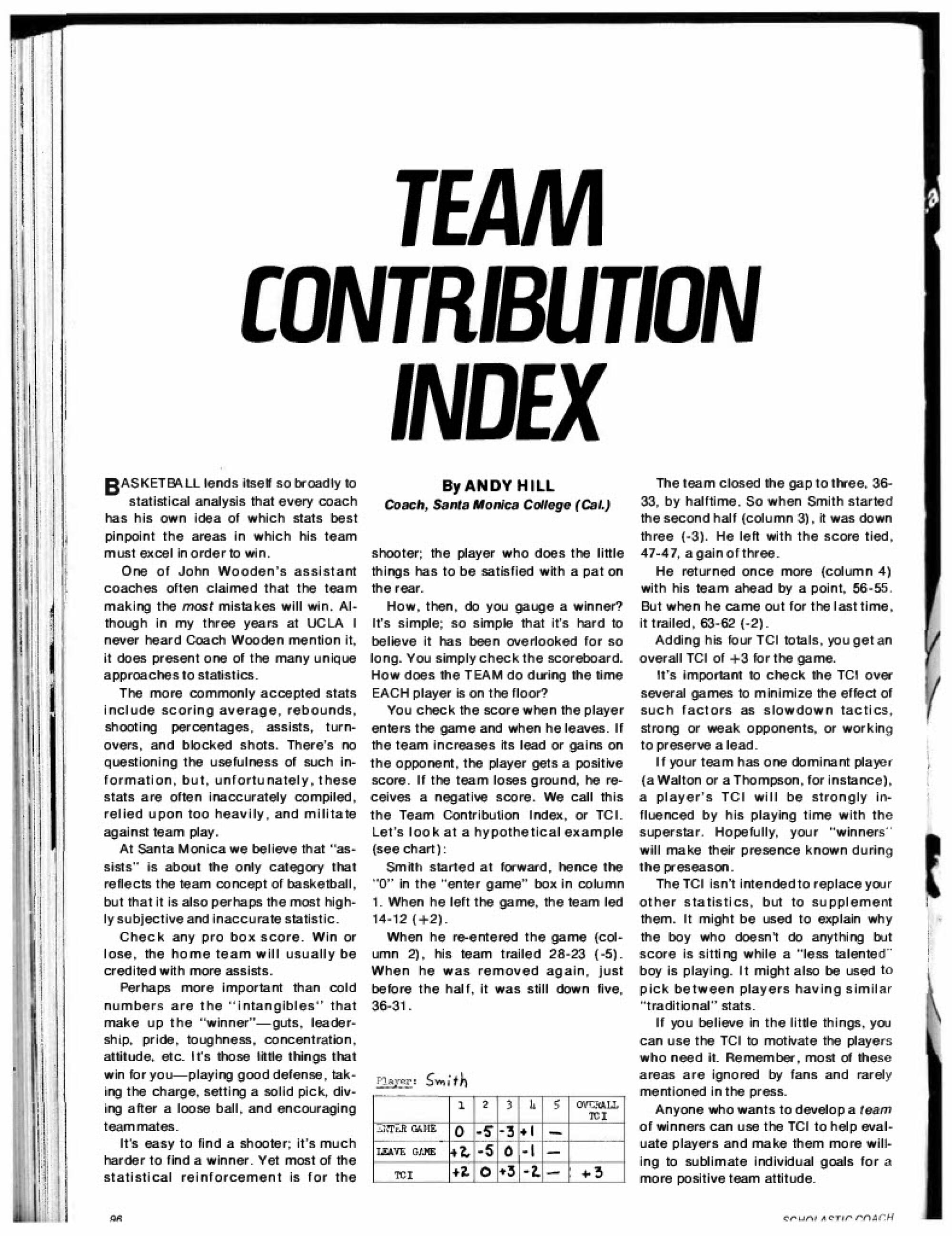 How UCLA’s Andy Hill spawned the plus-minus stat, an ode to group play and John Picket How UCLA’s Andy Hill spawned the plus-minus stat, an ode to group play and John Picket