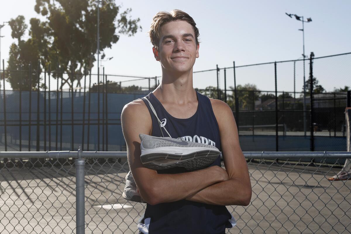 Will DeBassio moved into 25th place on Newport Harbor performance list by running a personal-best time of 15:26.4 in the Orange County Championships on Oct. 19.