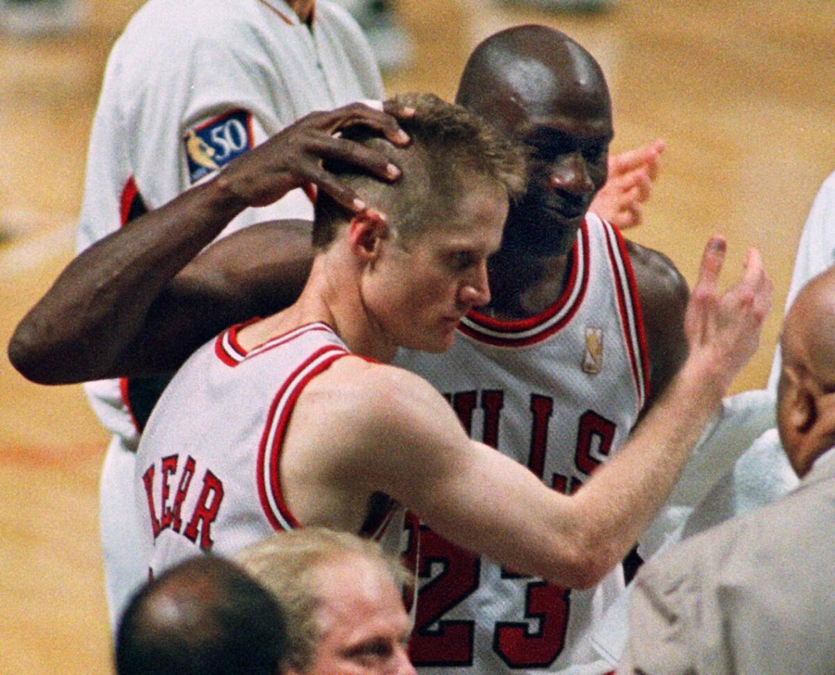 Michael Jordan had to go to Las Vegas and wake Dennis Rodman up