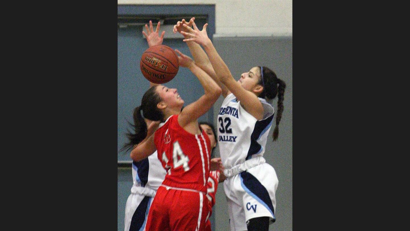 Photo Gallery: Burroughs vs. Crescenta Valley in Pacific League girls' basketball