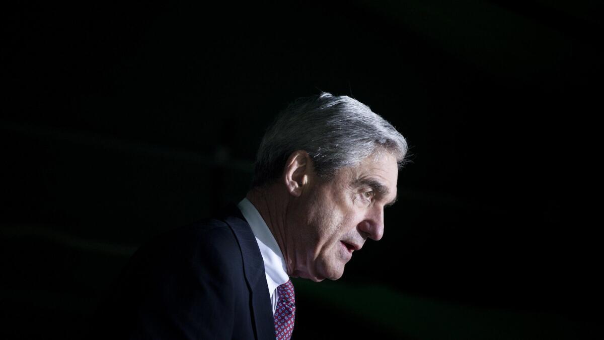 Then-FBI Director Robert S. Mueller III speaks at an event in 2011.