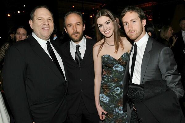 Harvey Weinstein, Derek Cianfrance, Anne Hathaway and Adam Shulman