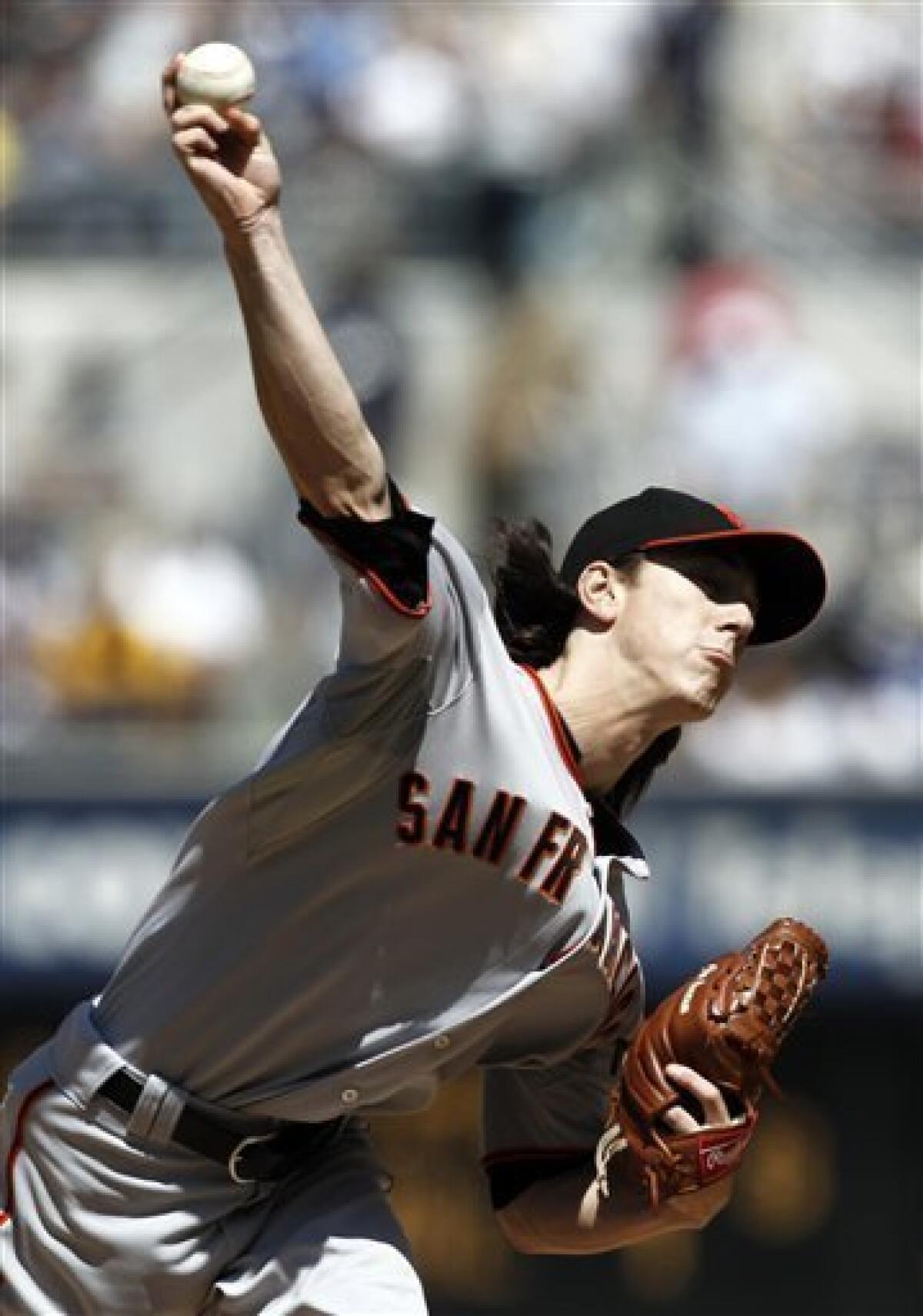 Lincecum shuts down Padres, NL West tied again - The San Diego