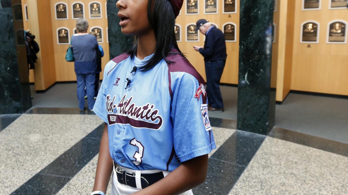 Mo'ne Davis donating Little League World Series jersey to Hall of Fame,  playing in Cooperstown 