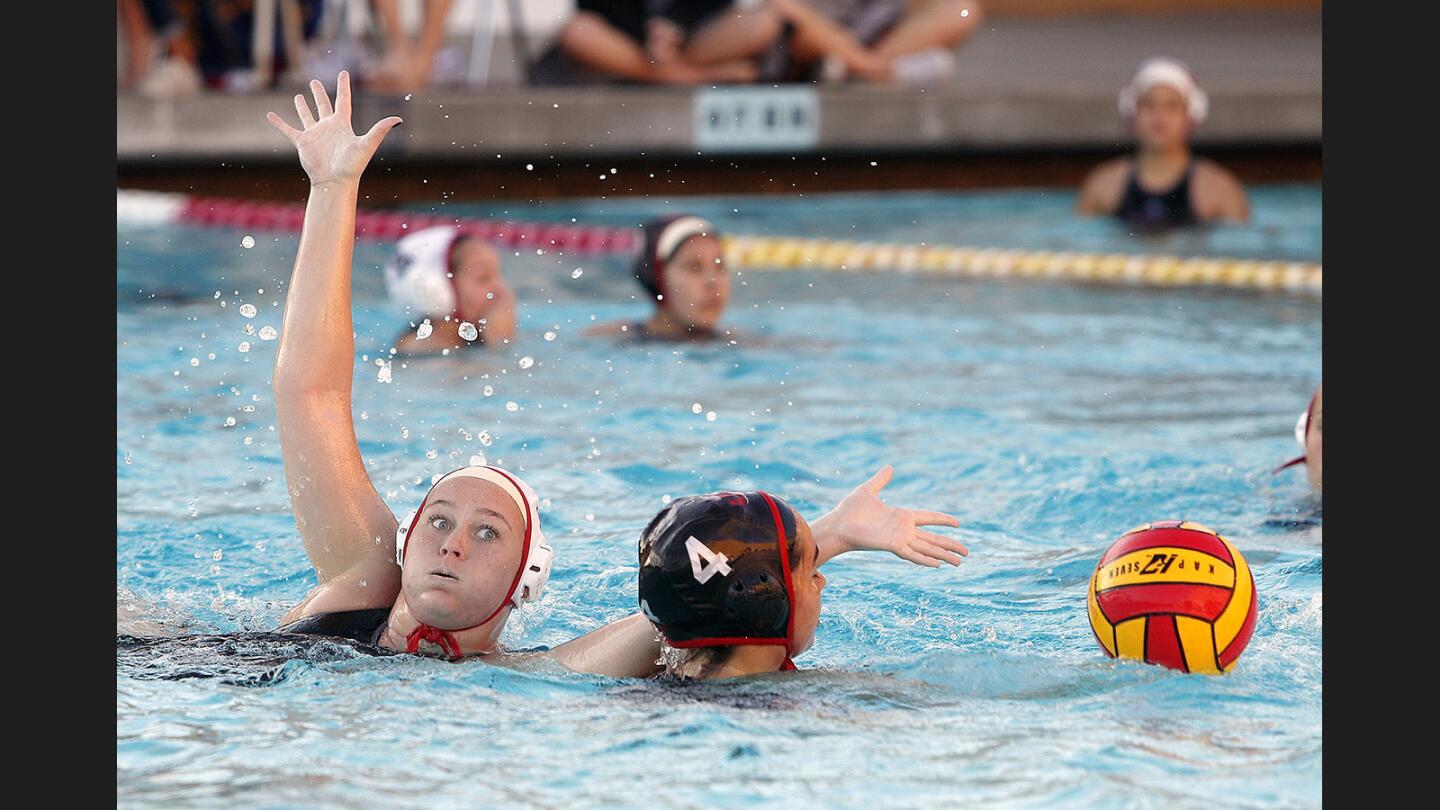 Photo Gallery: Burroughs vs. Flintridge Sacred Heart Academy's nonleague girls' water polo