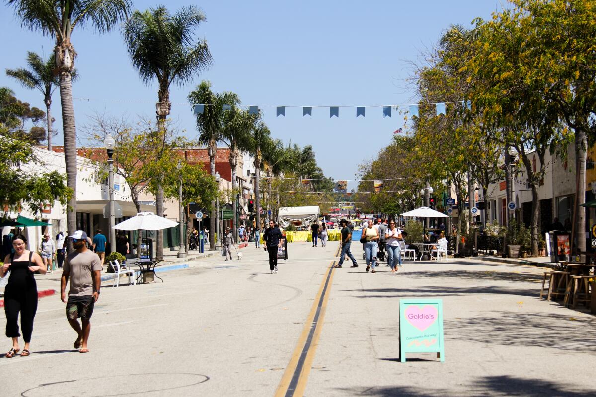 A view of downtown Ventura.