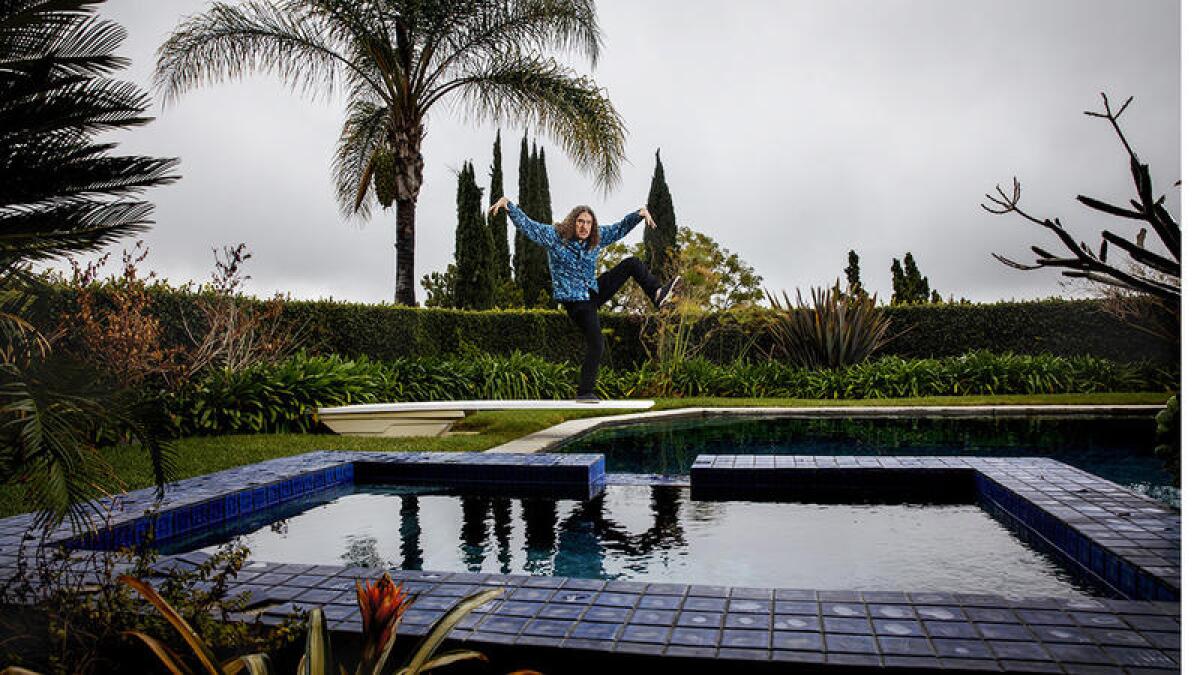 'Weird Al' Yankovic, shown at his home in Hollywood, will embark on a tour "for the hardcore fans" in 2018.
