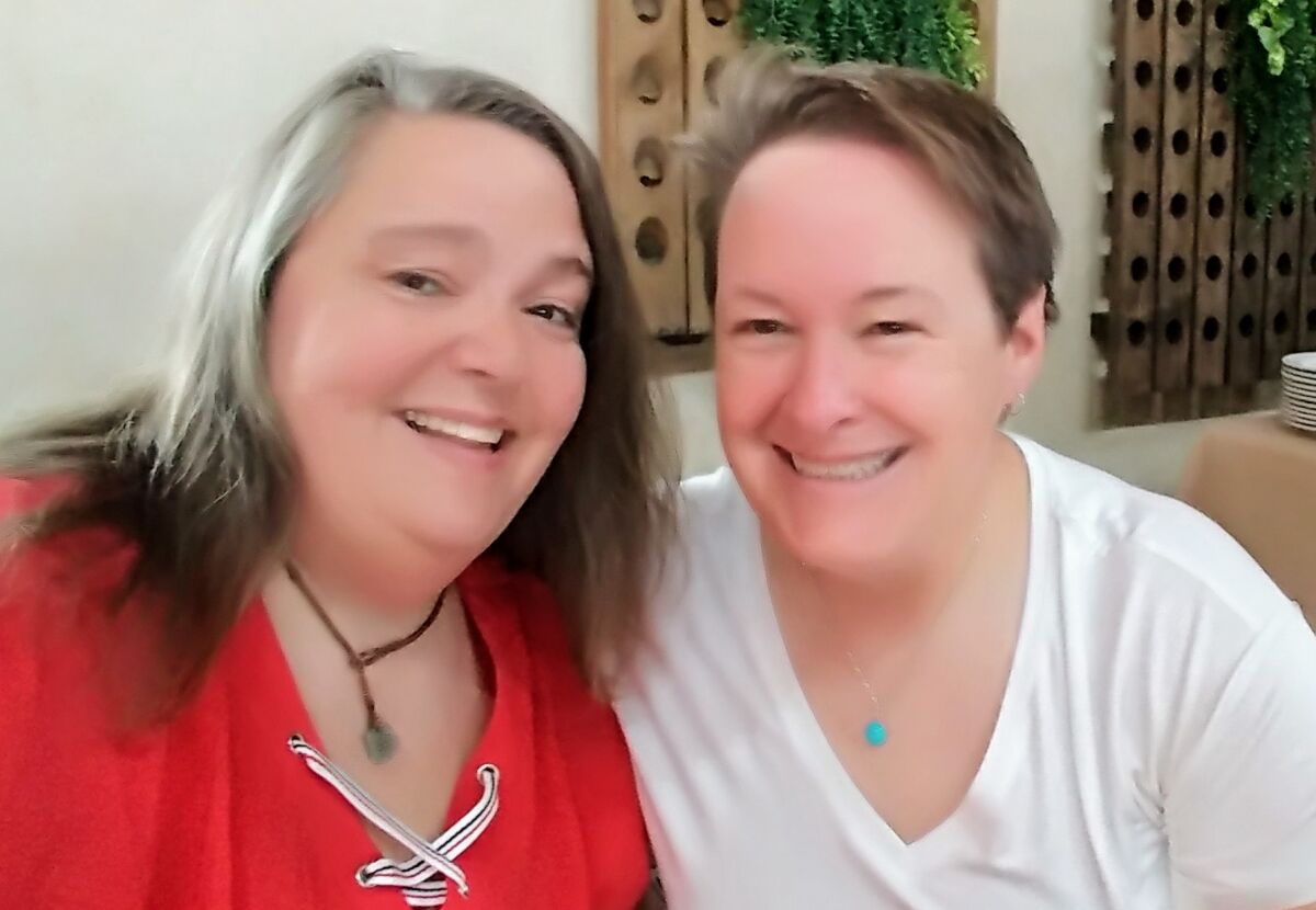 Andrea Tunia and Leigh Sterten own Dog Beach Dog Wash with longtime friend Melissa Stokes (not pictured).