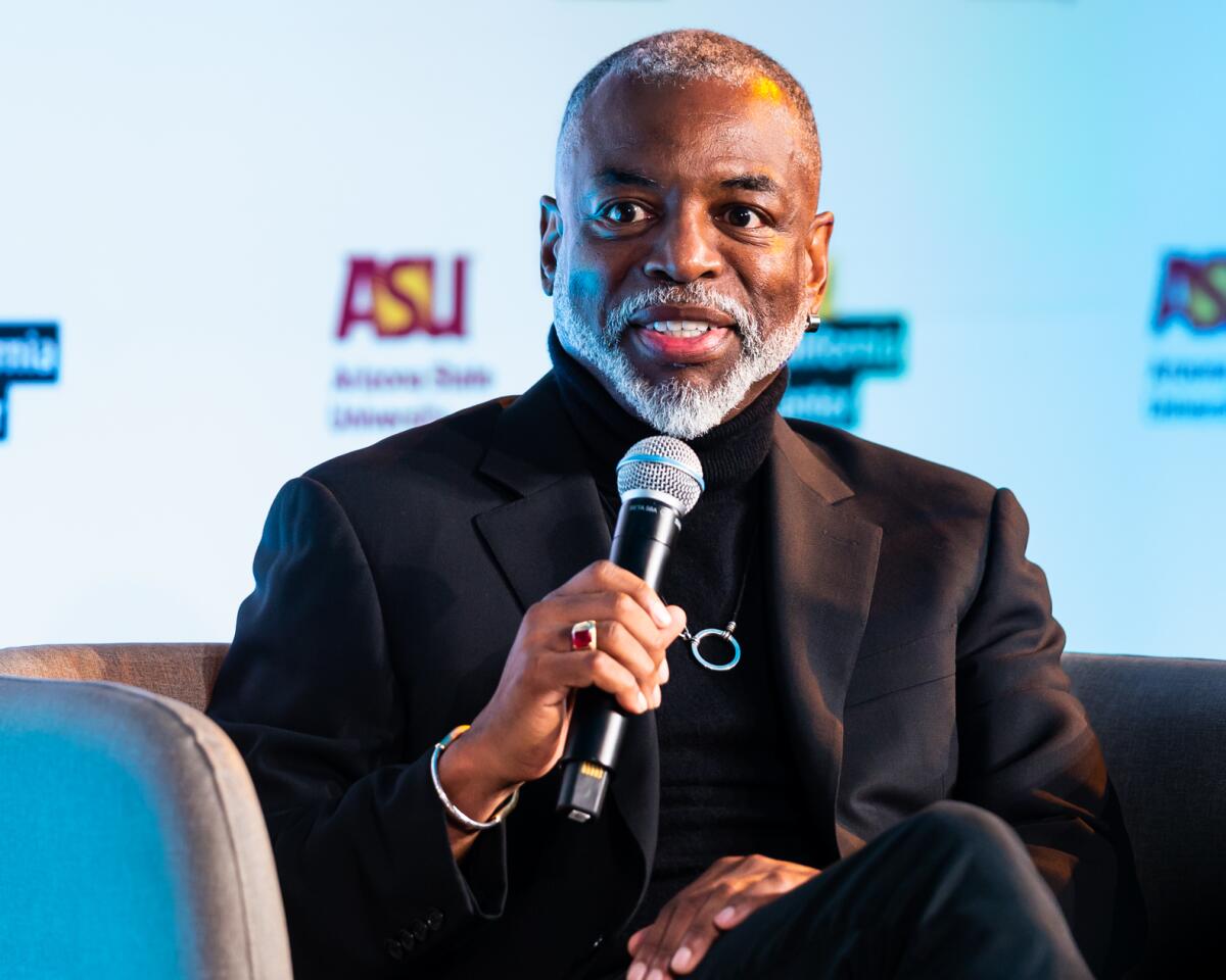 "Reading Rainbow" founder Levar Burton at the L.A. Times Book Club.