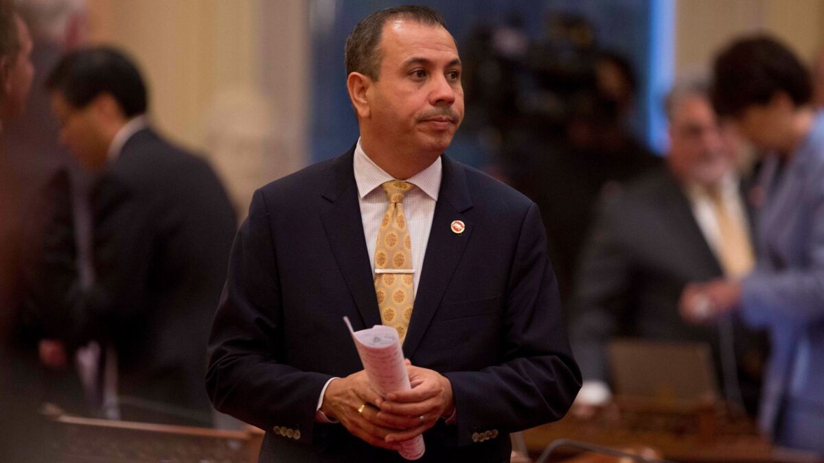 Former state Sen. Tony Mendoza, admitted no wrongdoing under the $310,000 settlement, which will be paid out of the Senate's operating budget.