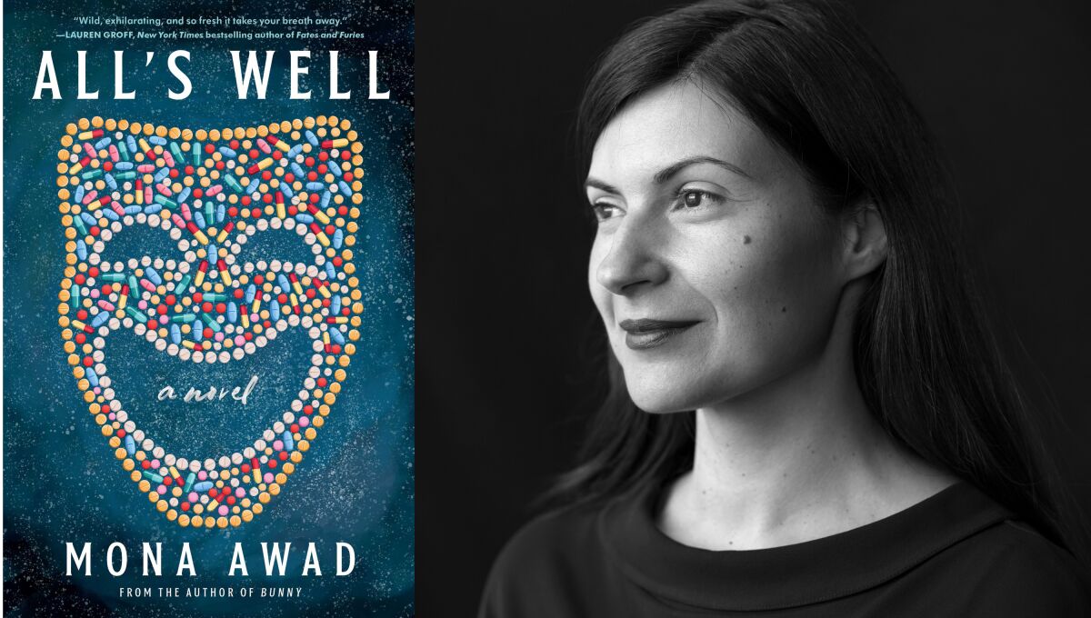 Author Mona Awad says her new novel, "All's Well," "just sort of unfolded" during her stay in La Jolla. 