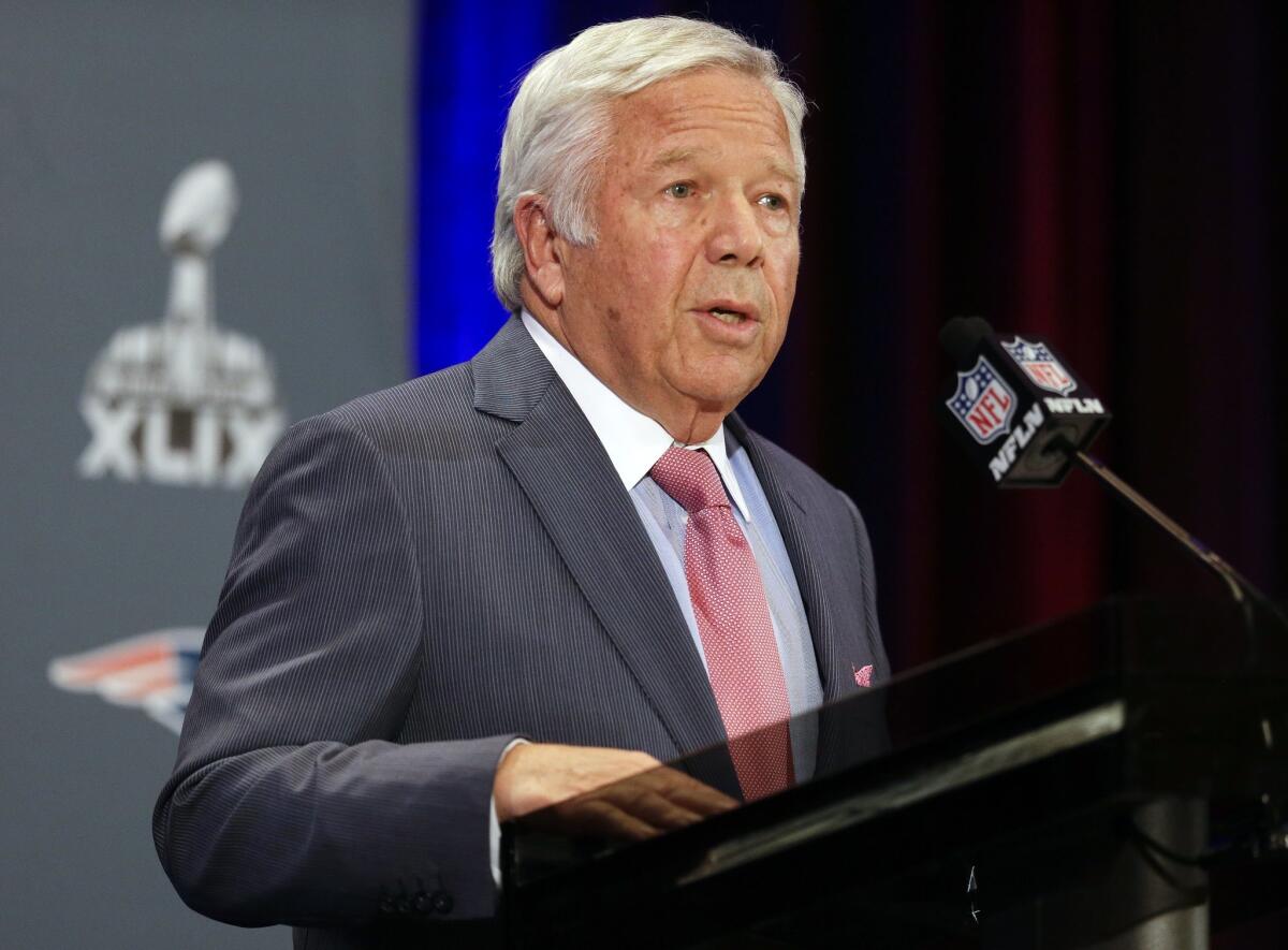 "I am disappointed in the way that this entire matter has been handled and reported upon," New England Patriots owner Robert Kraft said Jan. 26 about Deflategate. This week Kraft will find out how other team owners feel about it.