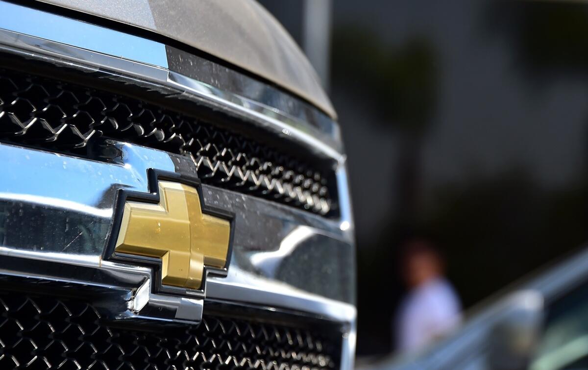 The Chevy Silverado was part of a GM recall of more than 89,000 vehicles Friday.