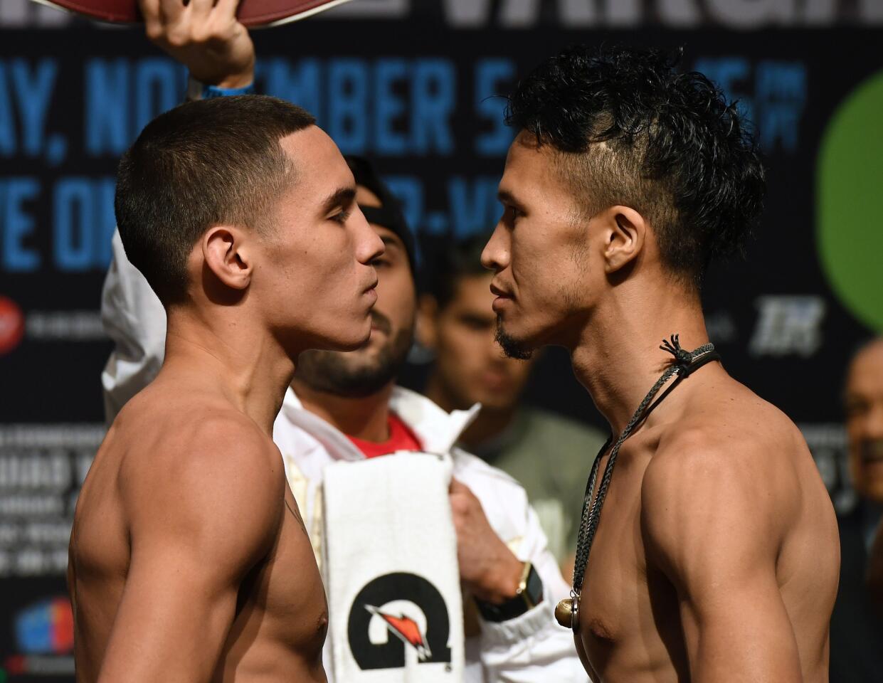 Manny Pacquiao v Jessie Vargas - Weigh-in