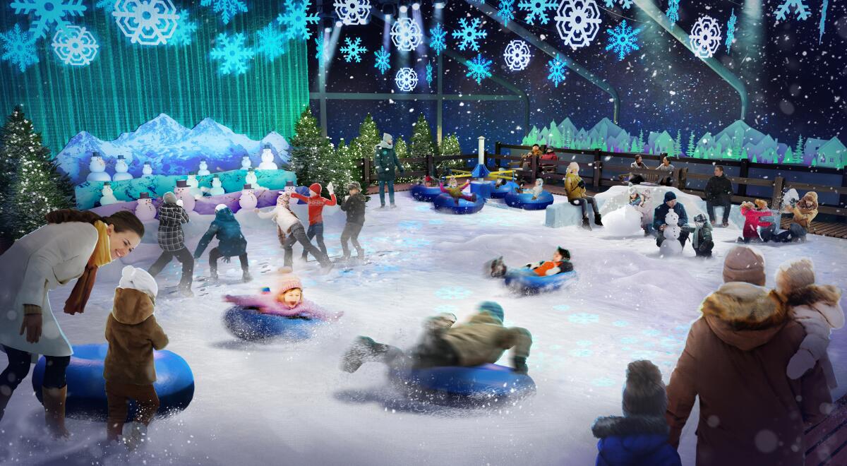 Snow play is included with admission to Winter Fest O.C.