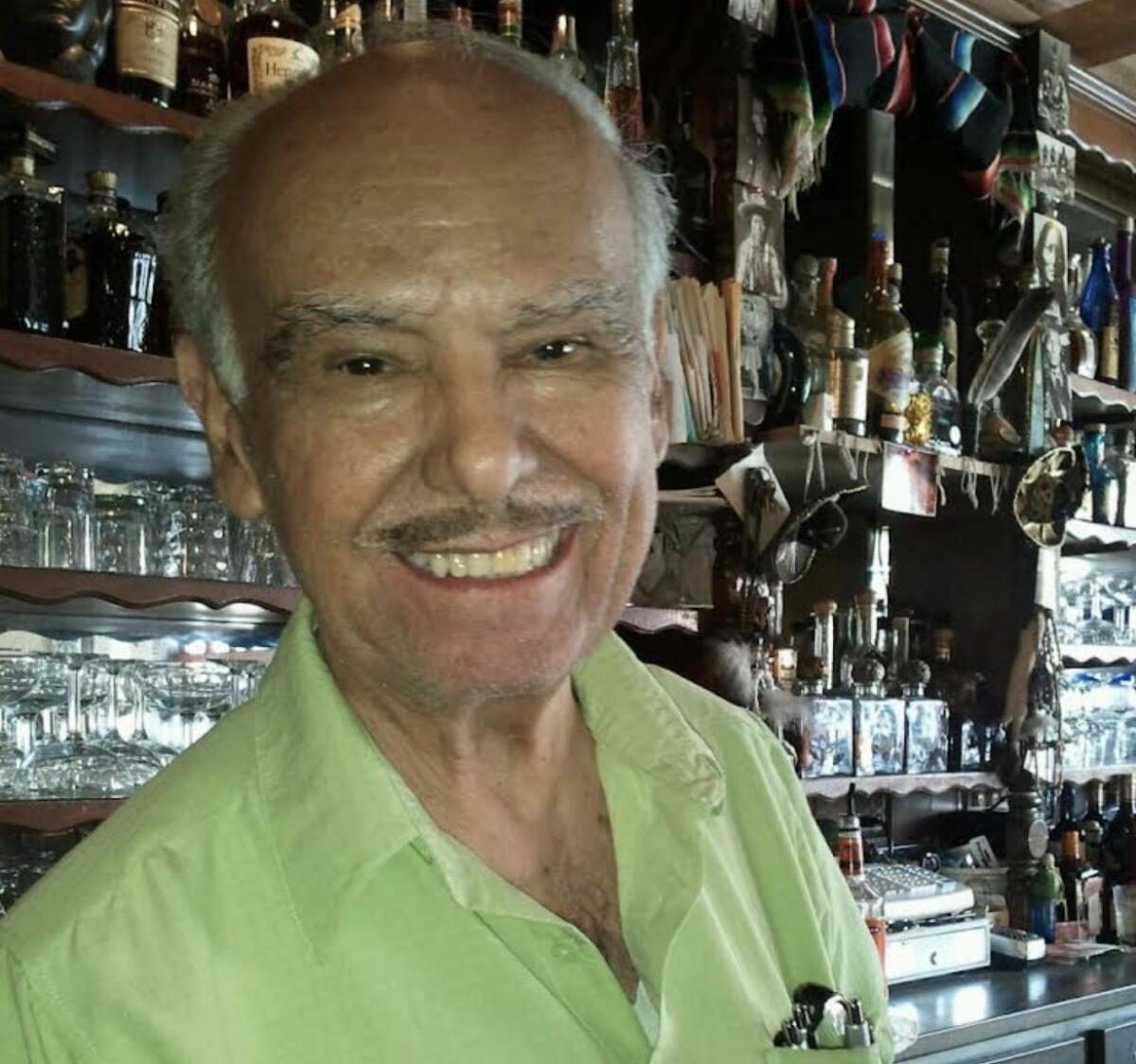 Antonio Gutiérrez at his Melrose Avenue restaurant around 2013.