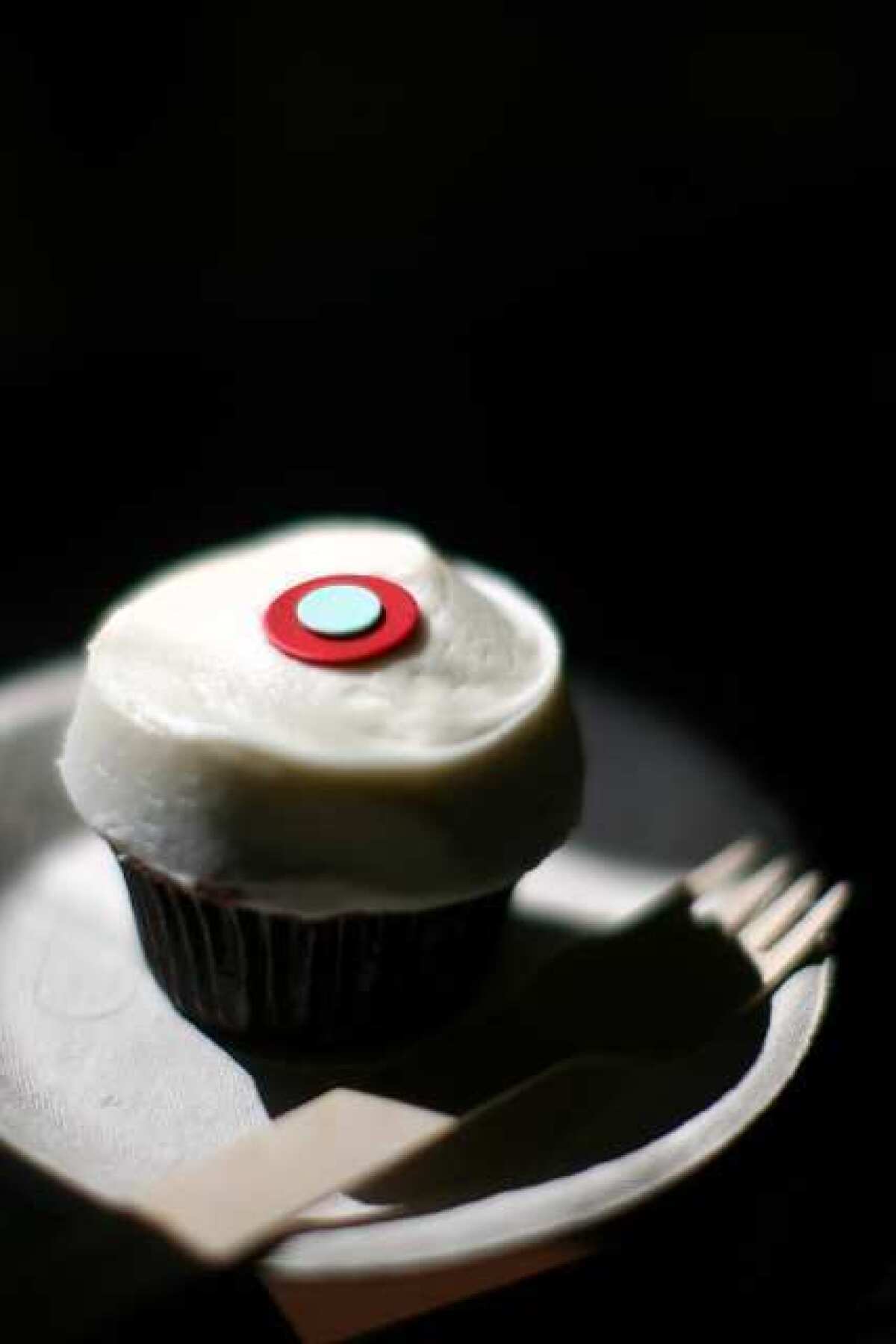 A Sprinkles cupcake. The vending machine will also sell mixes, apparel and other goods.