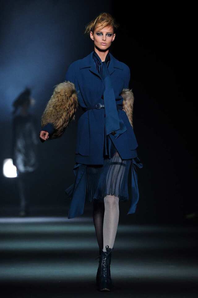 John Galliano Ready To Wear Fashion Show, Collection Fall Winter 2011  presented during Paris Fashion Week, runway look #020 – NOWFASHION
