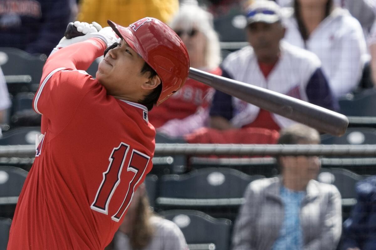 Shohei Ohtani taking batting practice a spectacle to behold - Los
