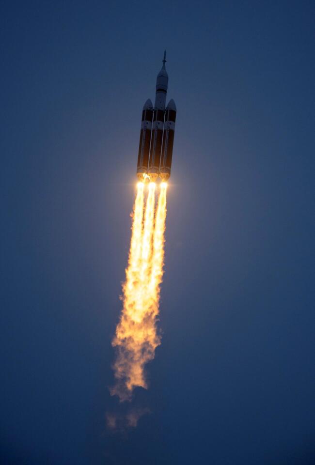 NASA Orion spacecraft lifts off