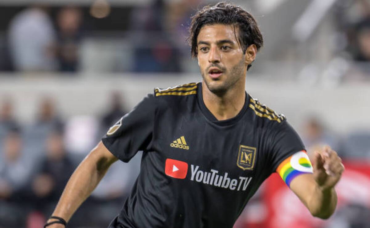 LAFC's Carlos Vela competes during a match against the Montreal Impact on May 24.