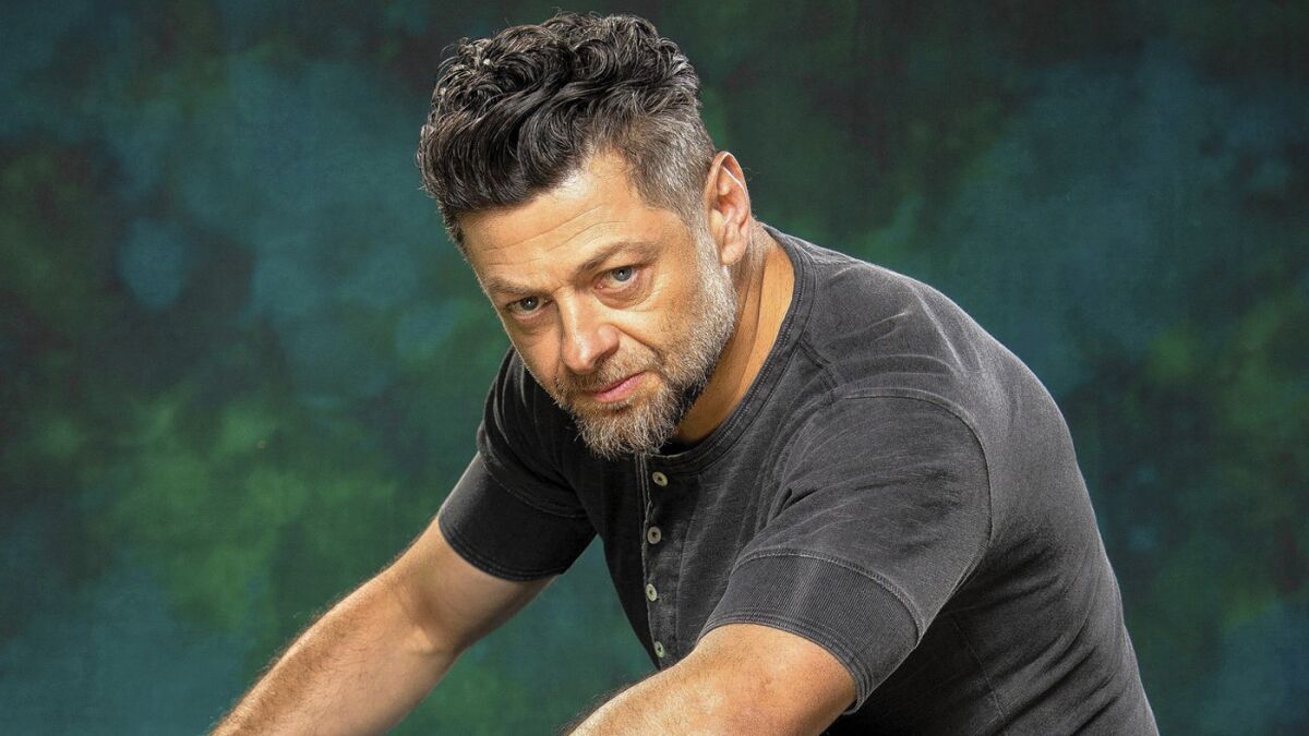 Andy Serkis credits biking and mountain climbing for the agility and stamina to play an ape.