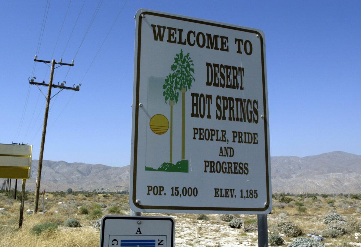 Desert Hot Springs has declared a fiscal emergency as it seeks to avert a second bankruptcy filing.