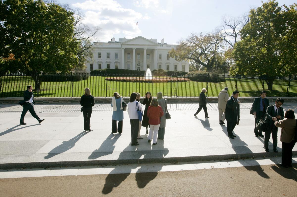 A toddler breached the White House perimeter. The child was quickly located and returned to his parents.