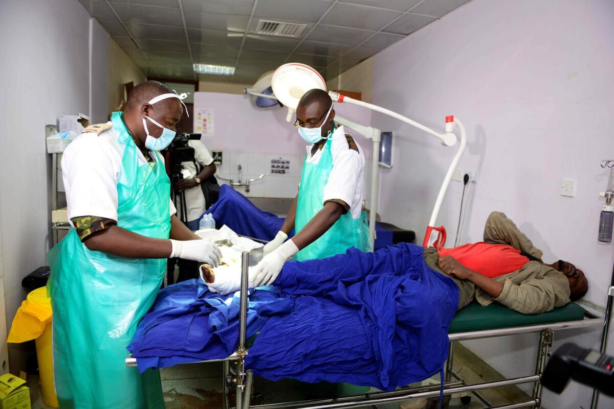 Military doctors were deployed last month to treat emergency cases at Nairobi's main government hospital, Kenyatta National Hospital.