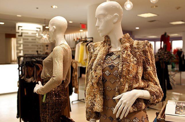 An Alice and Olivia faux fur jacket, $330 at Saks Fifth Avenue in Beverly Hills.