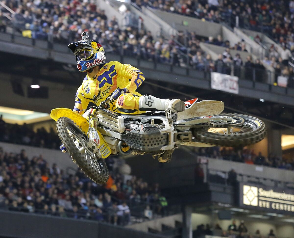 Supercross racer Ken Roczen wins again at Anaheim Los Angeles Times