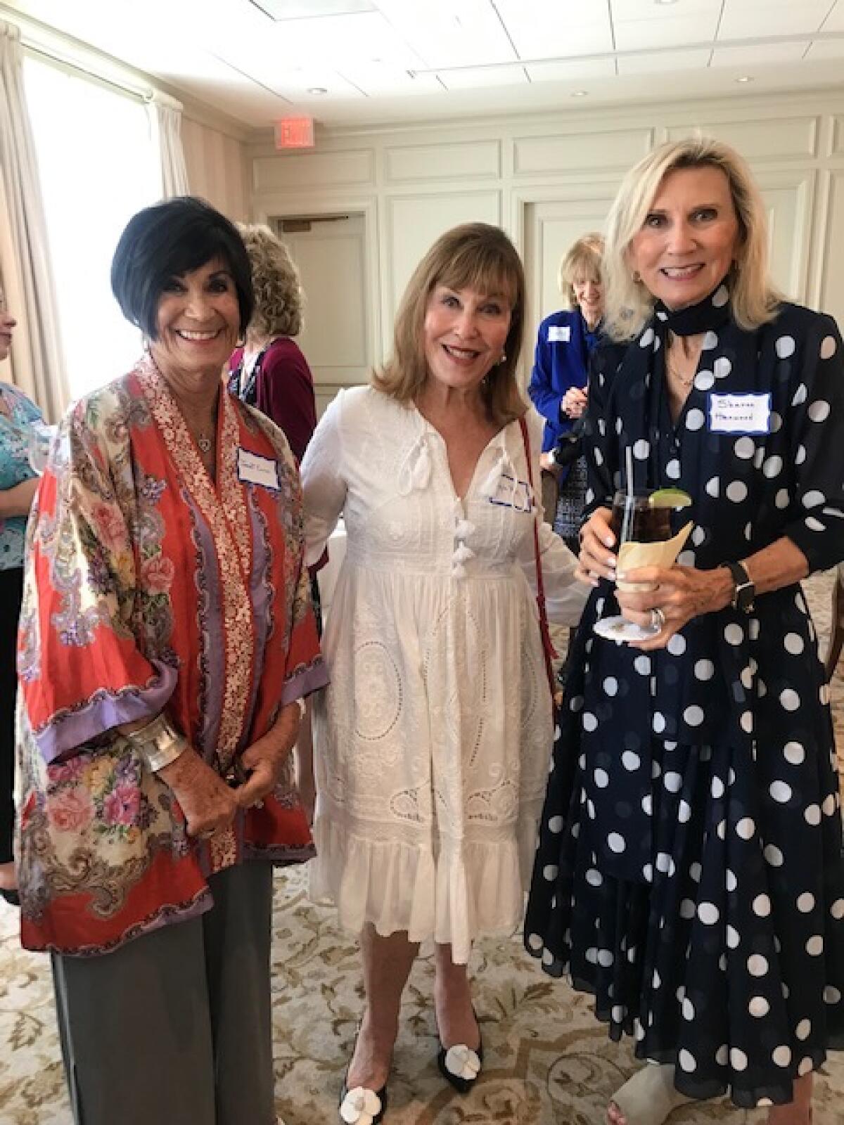 DARTS members Janet Curci, Hyla Bertea and Sharon Henwood at the recent grant presentation luncheon.