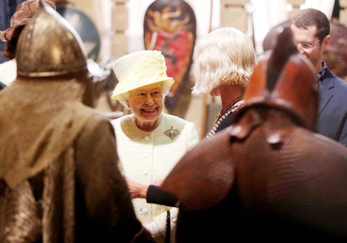 Queen Elizabeth visits 'Game of Thrones' set