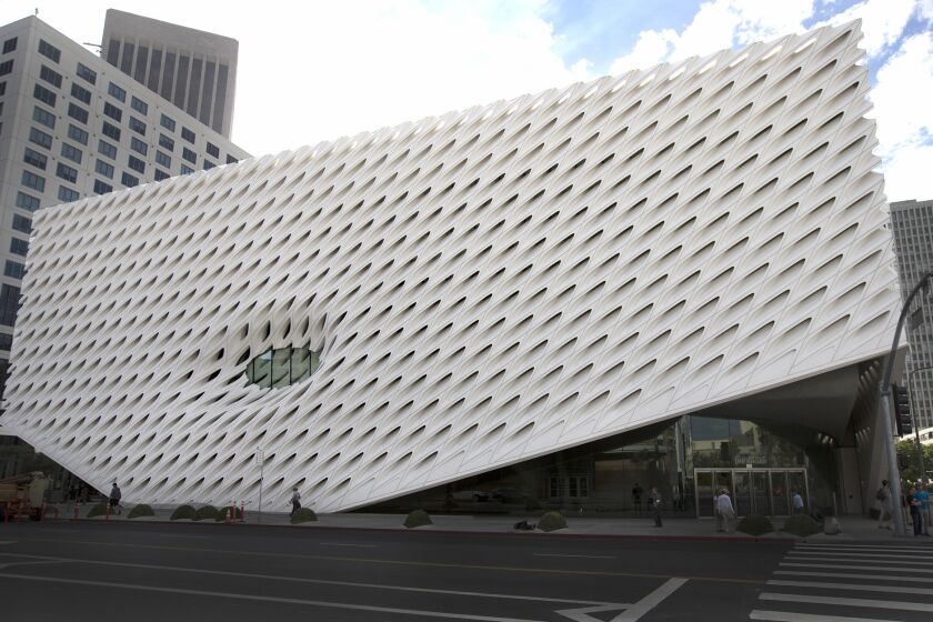 The Broad museum in downtown Los Angeles.