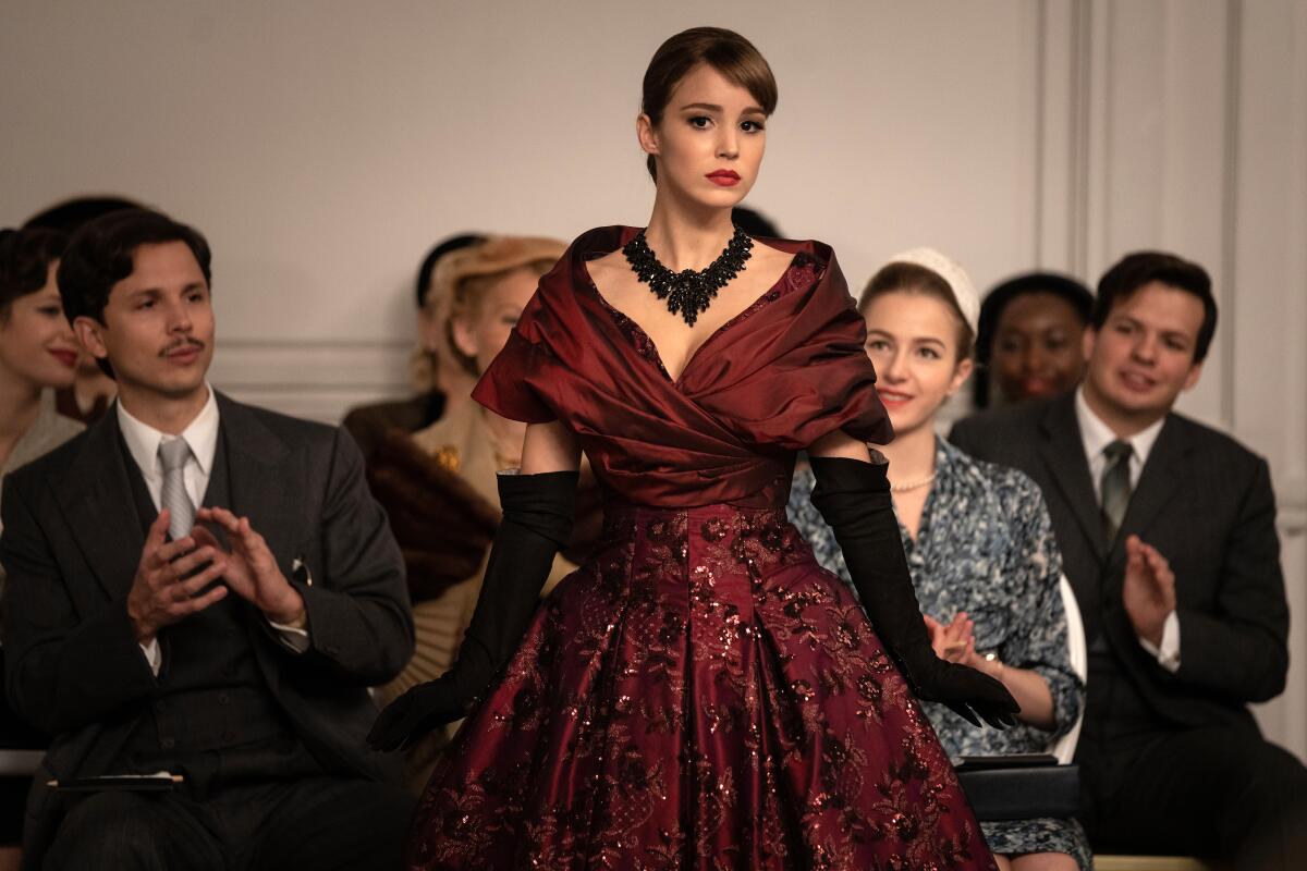 mrs harris goes to paris red dress Mrs. Harris Goes to Paris is the perfect springtime watch ~ followed by a @swoonworthypodcast listen (link in bio) ~~~ Drab and colorless as her existence would seem to have been,