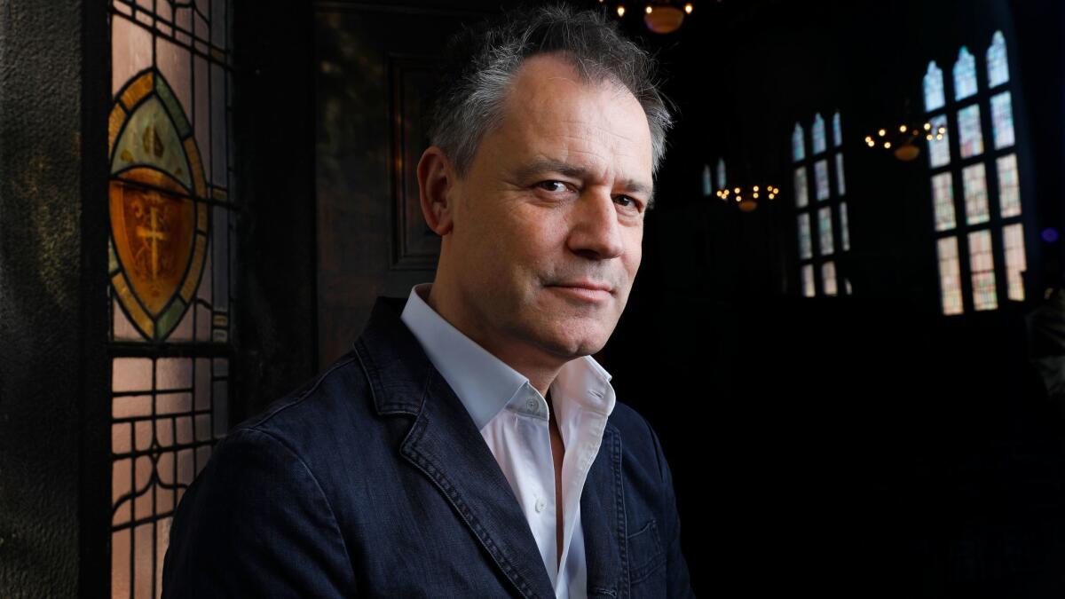 "Frozen" director Michael Grandage photographed in New York, where his Broadway musical is in previews.