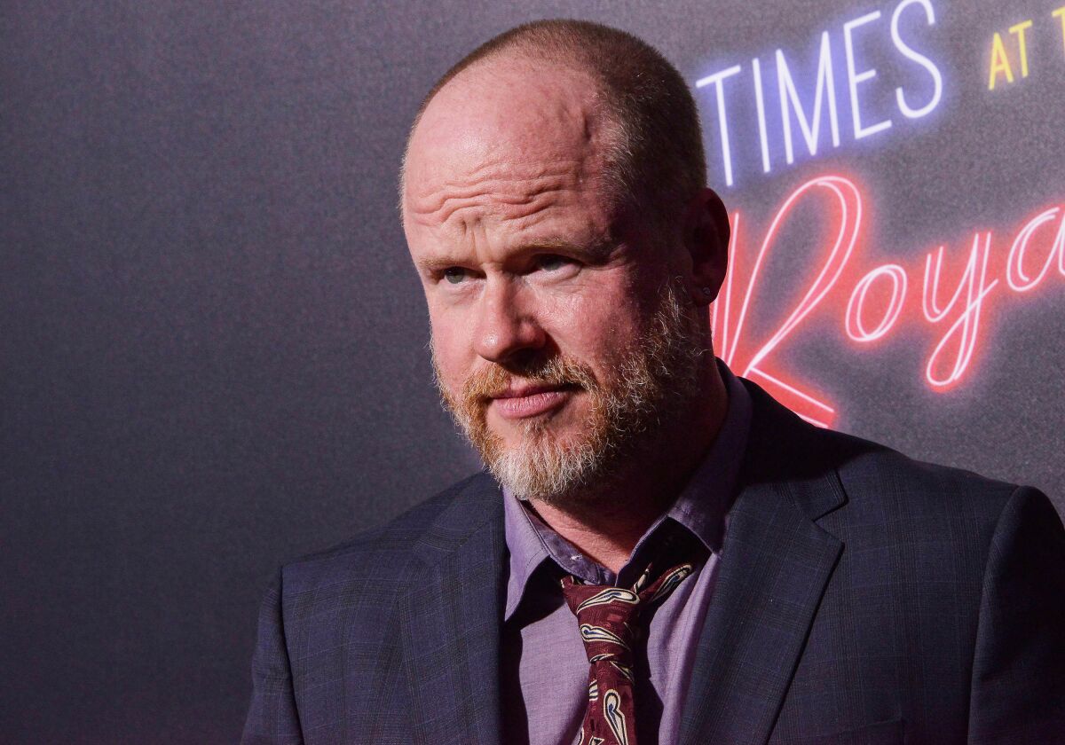 Joss Whedon arrives at the "Bad Times At The El Royale" Los Angeles Premiere