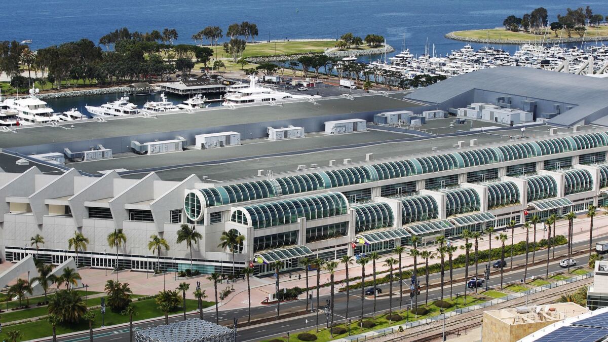 An initiative that would have raised San Diego's hotel tax to underwrite the expansion of the San Diego's Convention Center does not have enough signatures to make the November ballot.