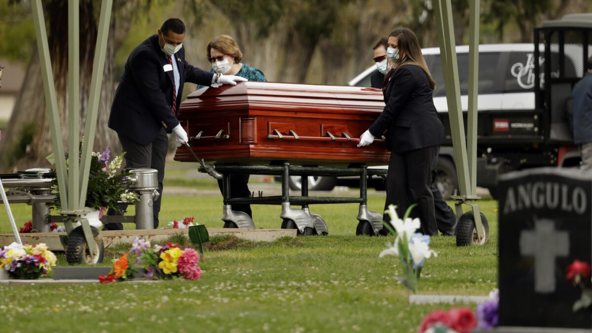 Shared grief minimal as coronavirus deaths near 100,000 - Los Angeles Times