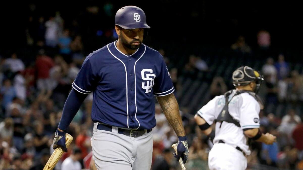 Padres' Matt Kemp is primed for season opener against Dodgers - Los Angeles  Times