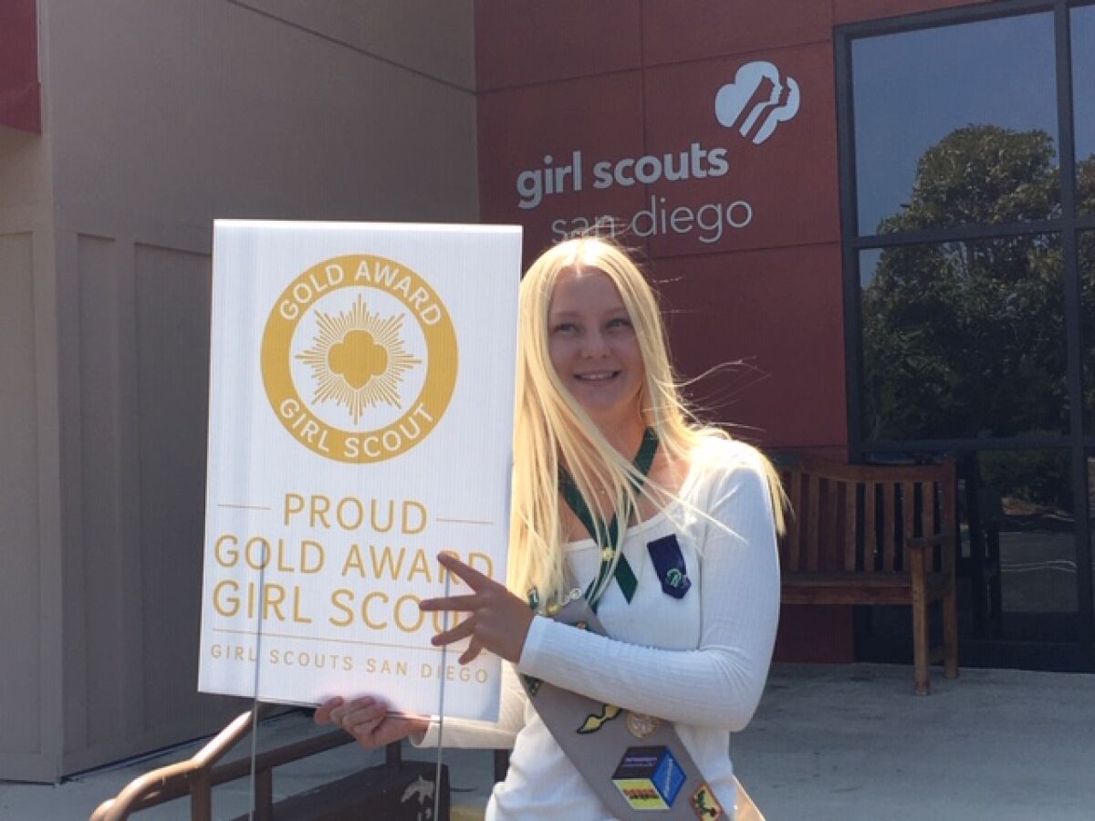 Gold Award Girl Scout Victoria Smitham