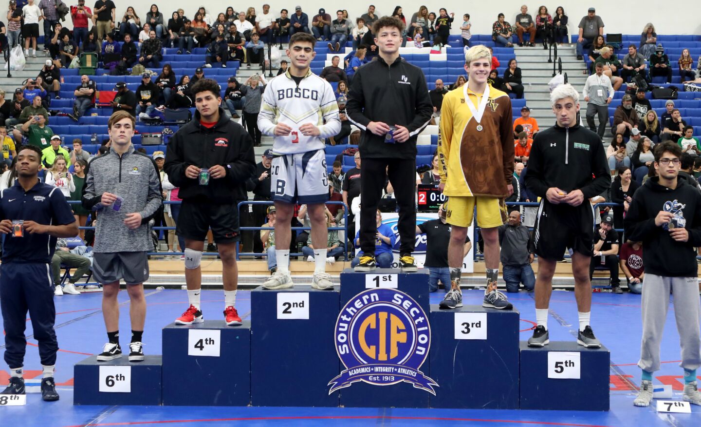 Photo Gallery CIF Southern Section Masters wrestling meet Los