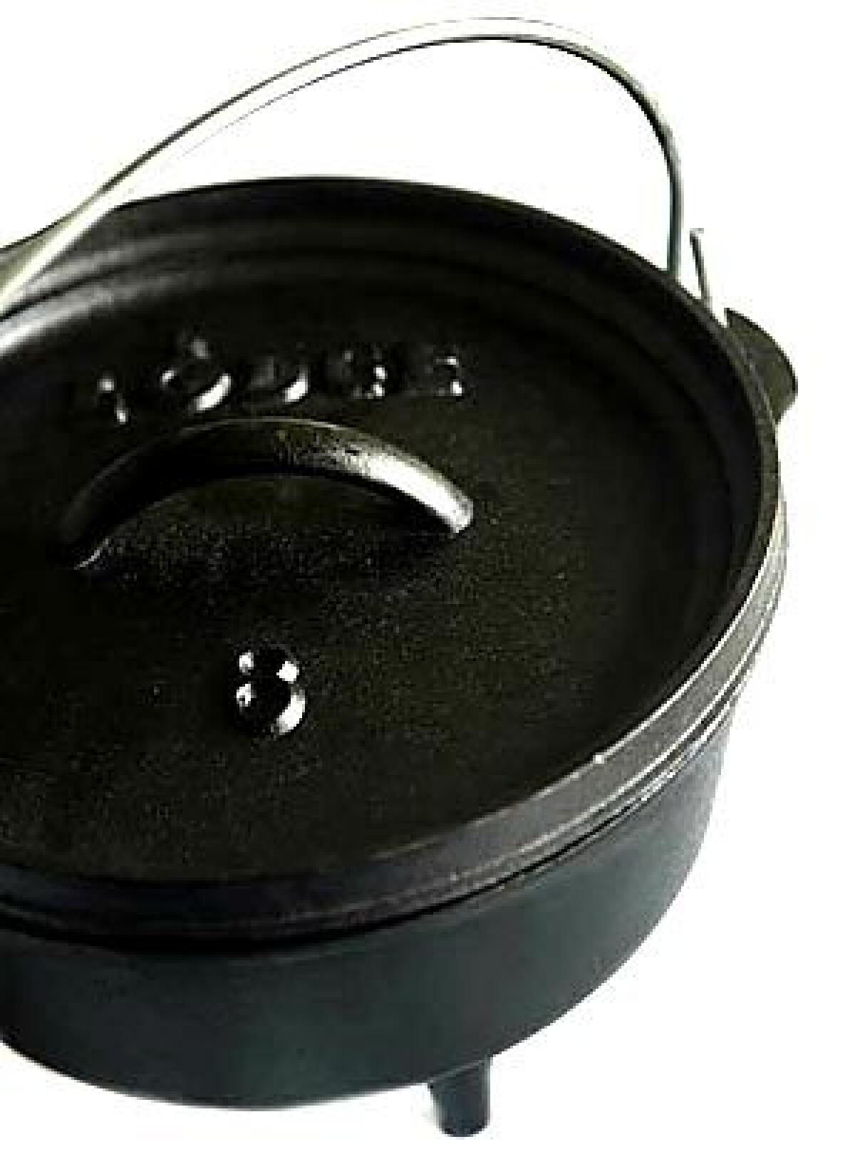 CAMP COOKING: The camp-style Dutch oven is remarkable at replicating the functions of a modern in-home oven.