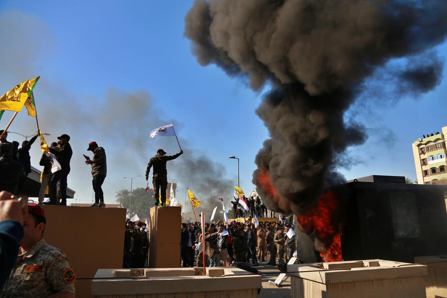 Protesters attack U.S. Embassy in Iraq