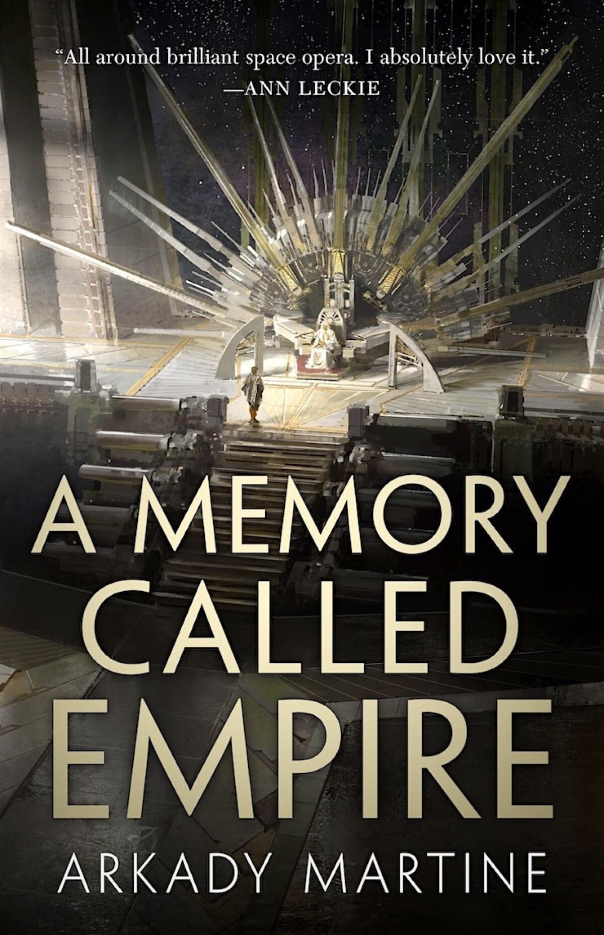 A book jacket for Arkady Martine's "A Memory Called Empire."